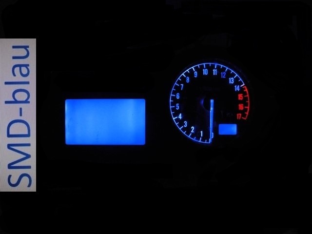 Honda CBR 600 F4i Bj. 2001-2007 Tachobeleuchtung Led Set in blau