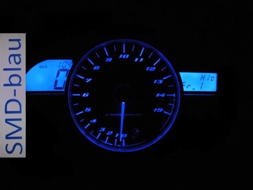 Yamaha - YZF R1 / R6 Tachobeleuchtung Led Set blau
