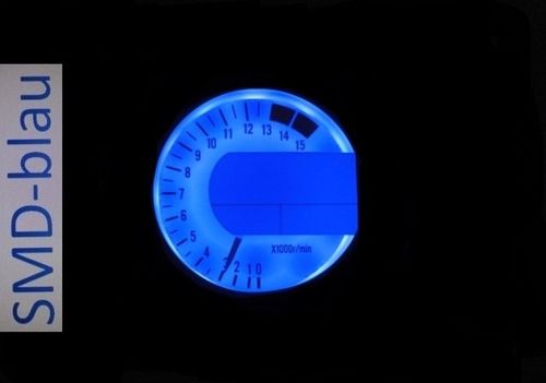 Kawasaki ZX10R Bj.: 06-10 Tachobeleuchtung Led Set blau